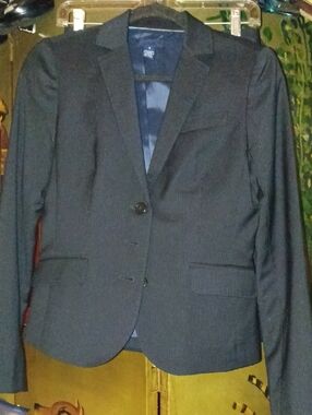 Vintag J Crew Pinstripe Blazer and Skirt Suit  Classic Tailored Jacket and Skirt